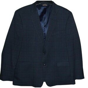 Tommy Hilfiger Suit Mens 44S Blue 2-Button Suit Jacket
